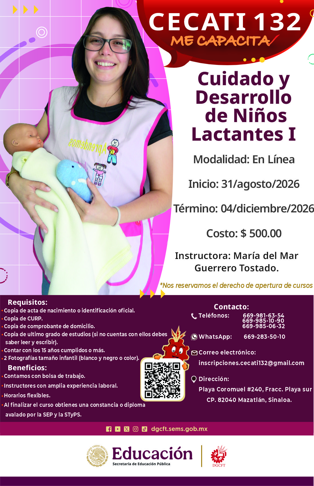 Cuidado y Desarrollo de Niños Lactantes I